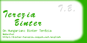 terezia binter business card
